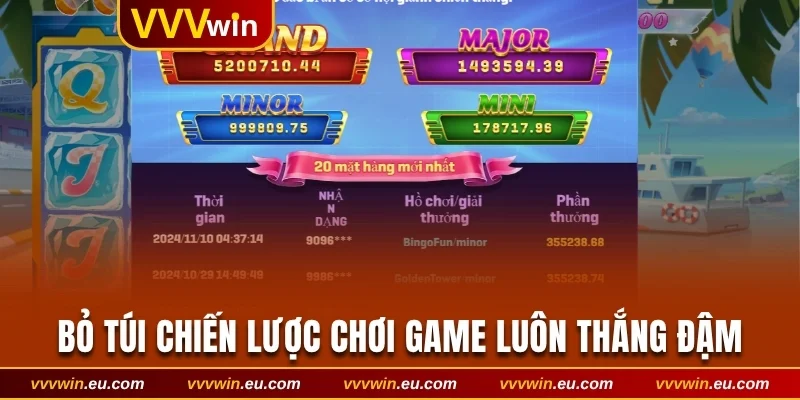 Bỏ túi chiến lược chơi game luôn thắng đậm