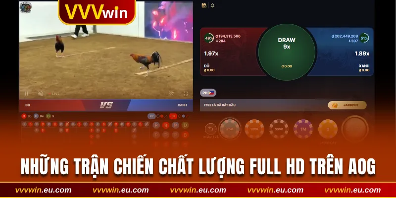 Tham gia những trận chiến chất lượng Full HD trên AOG